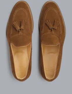 Suede Slip On Loafers
