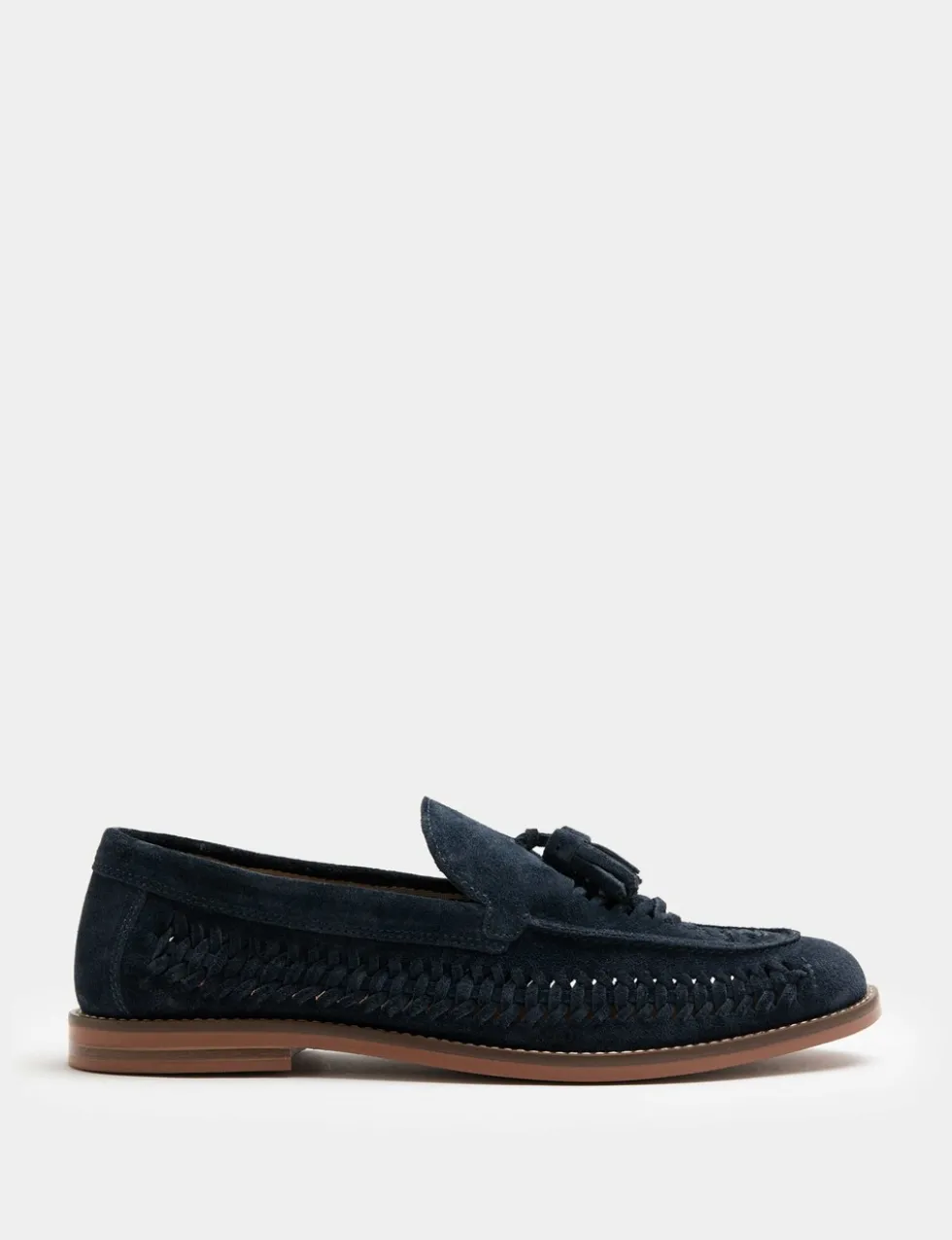 Suede Slip On Loafers