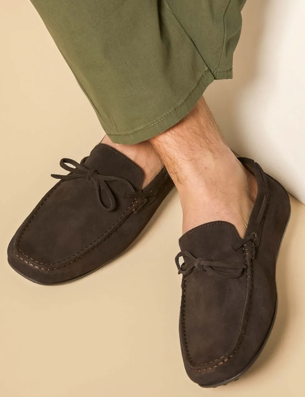 Suede Slip-On Loafers
