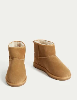 Suede Slipper Boots with Freshfeetâ„¢