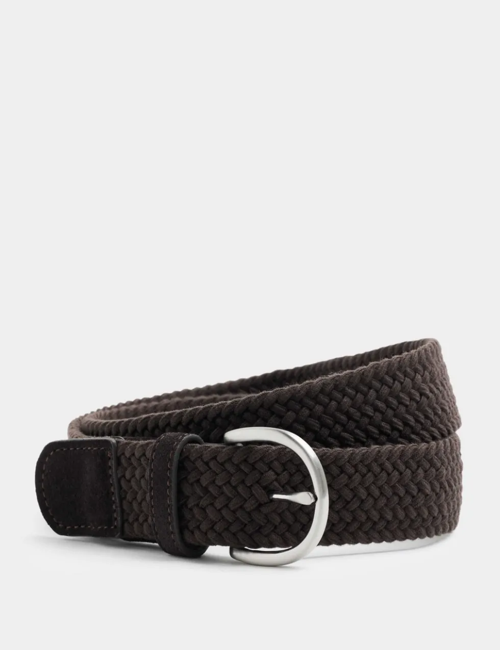 Suede Stretch Web Woven Belt
