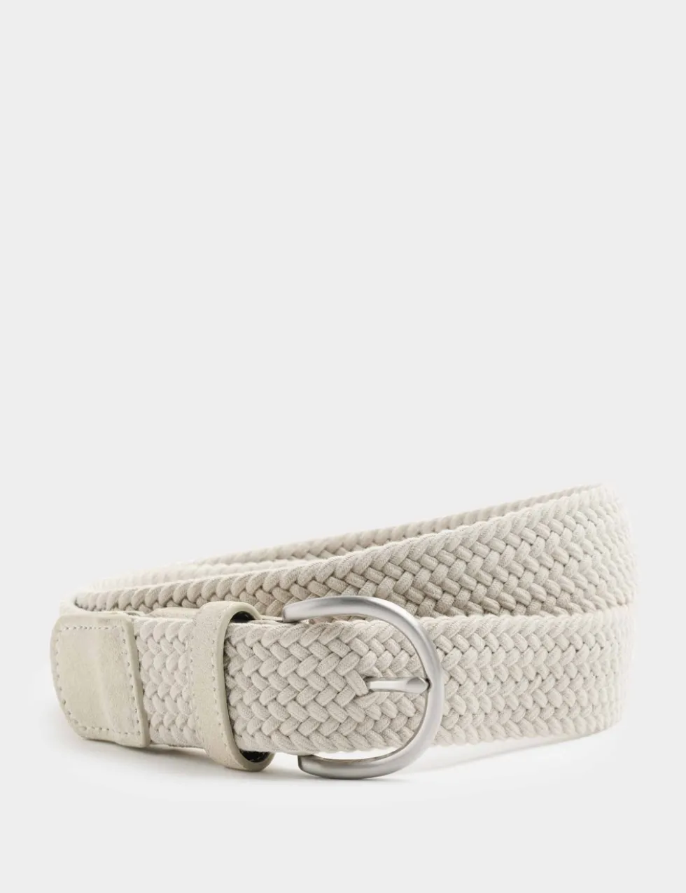 Suede Stretch Web Woven Belt