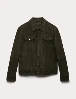Suede Trucker Jacket