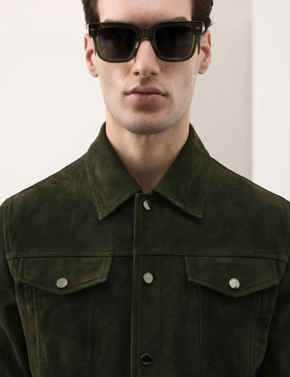 Suede Trucker Jacket