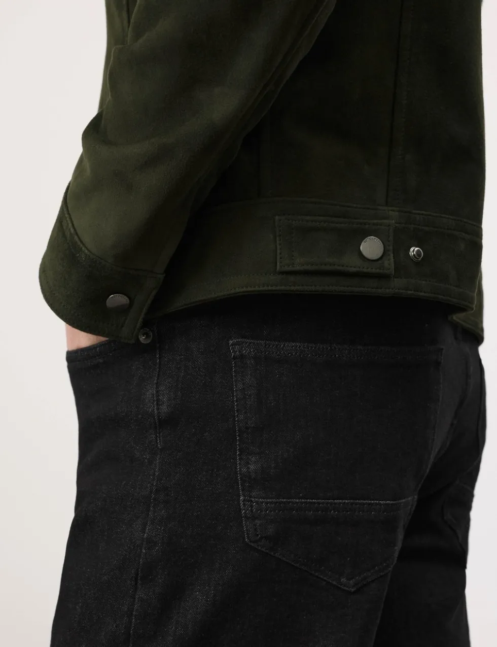 Suede Trucker Jacket