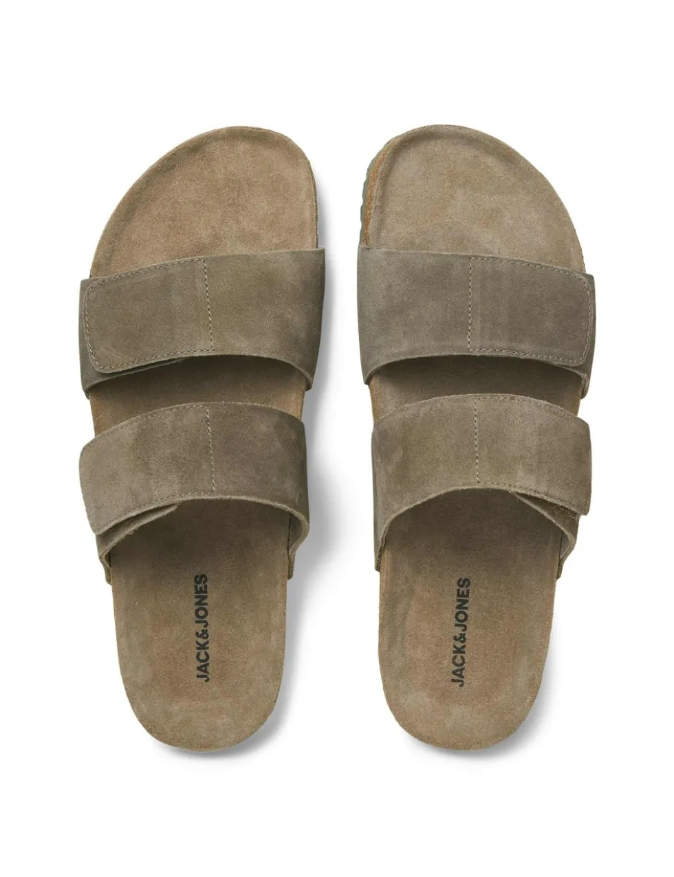 Suede Two Strap Sandals