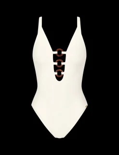 Summer Dune V-Neck Swimsuit (B-D)