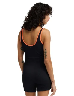 Summer High Textured Scoop Neck Swimsuit