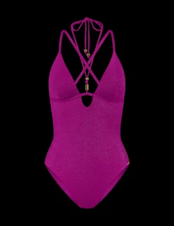 Summer Sunset Glitter Padded Swimsuit (B-C)