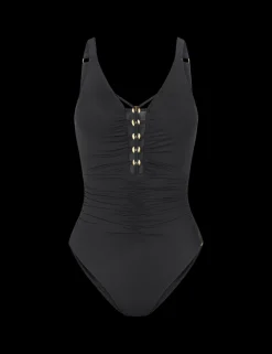 Summer Twist Padded V-Neck Swimsuit (B-D)