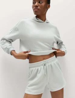 Supersoft Brushed Rib Relaxed Shorts