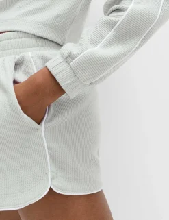 Supersoft Brushed Rib Relaxed Shorts