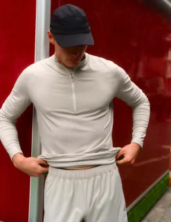Supersoft Funnel Neck Half Zip Top