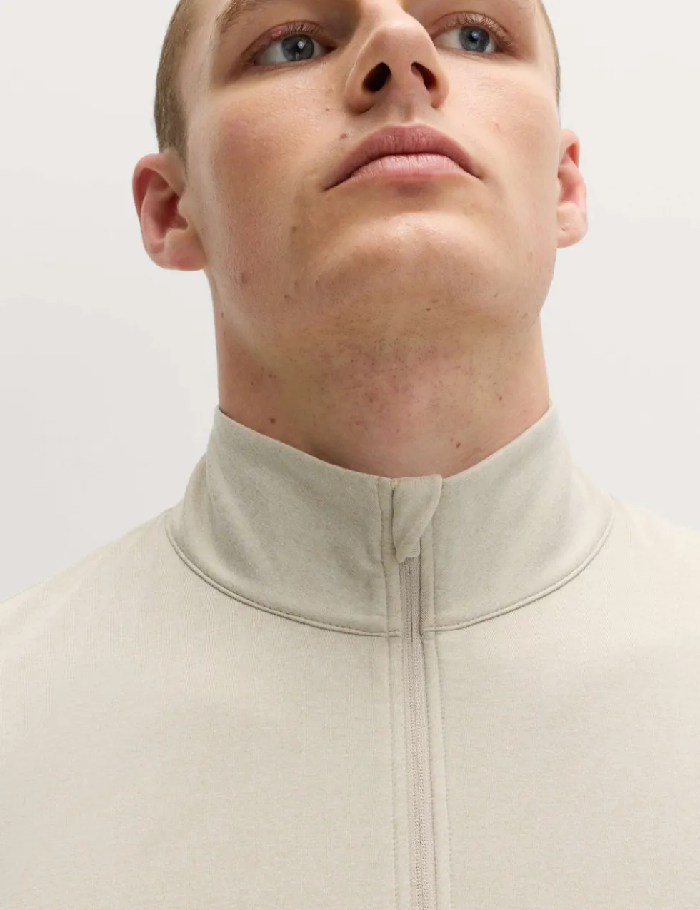 Supersoft Funnel Neck Half Zip Top