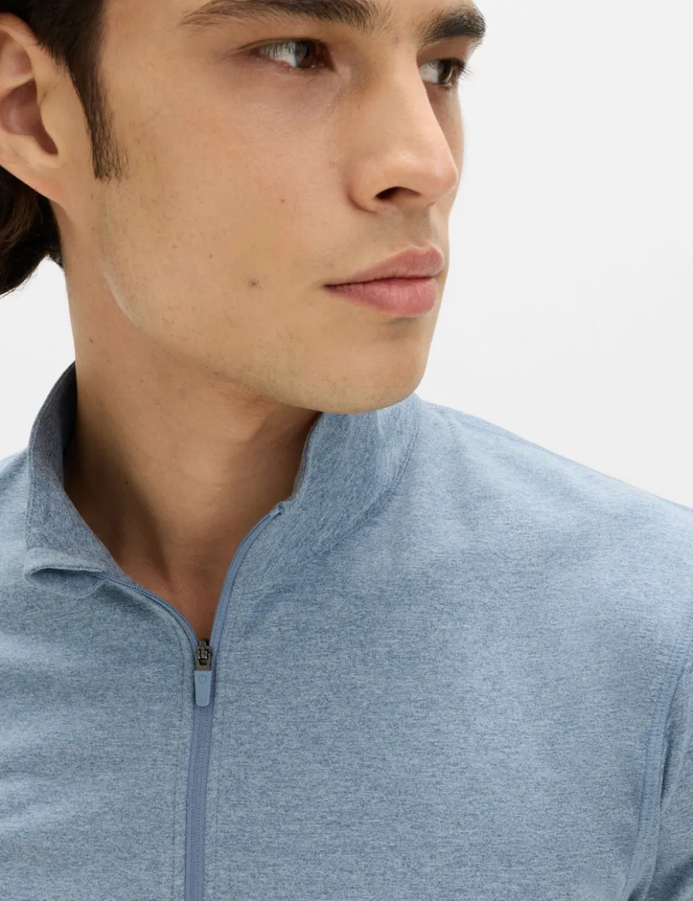 Supersoft Funnel Neck Half Zip Top