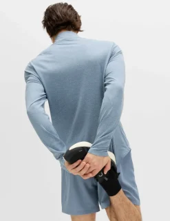 Supersoft Funnel Neck Half Zip Top