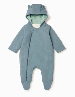 Supersoft Ribbed Pramsuit (0-2 Yrs)