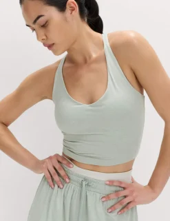 Supersoft Scoop Neck Fitted Crop Vest Top