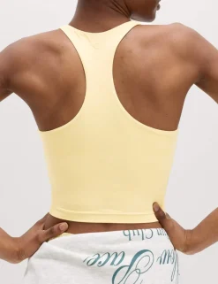 Supersoft Scoop Neck Fitted Crop Vest Top