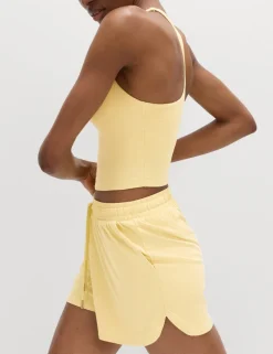Supersoft Scoop Neck Fitted Crop Vest Top