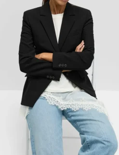 Tailored Cinched Waist Blazer