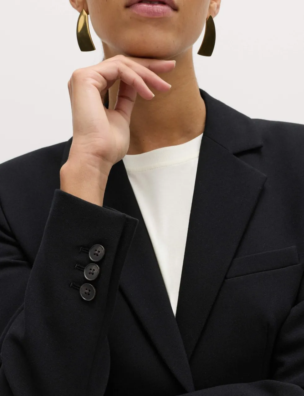 Tailored Cinched Waist Blazer