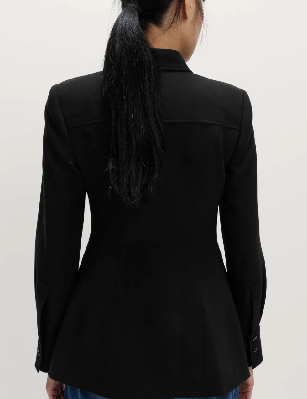 Tailored Cinched Waist Jacket