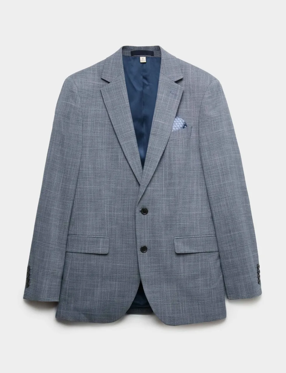 Tailored Fit Check Stretch Jacket
