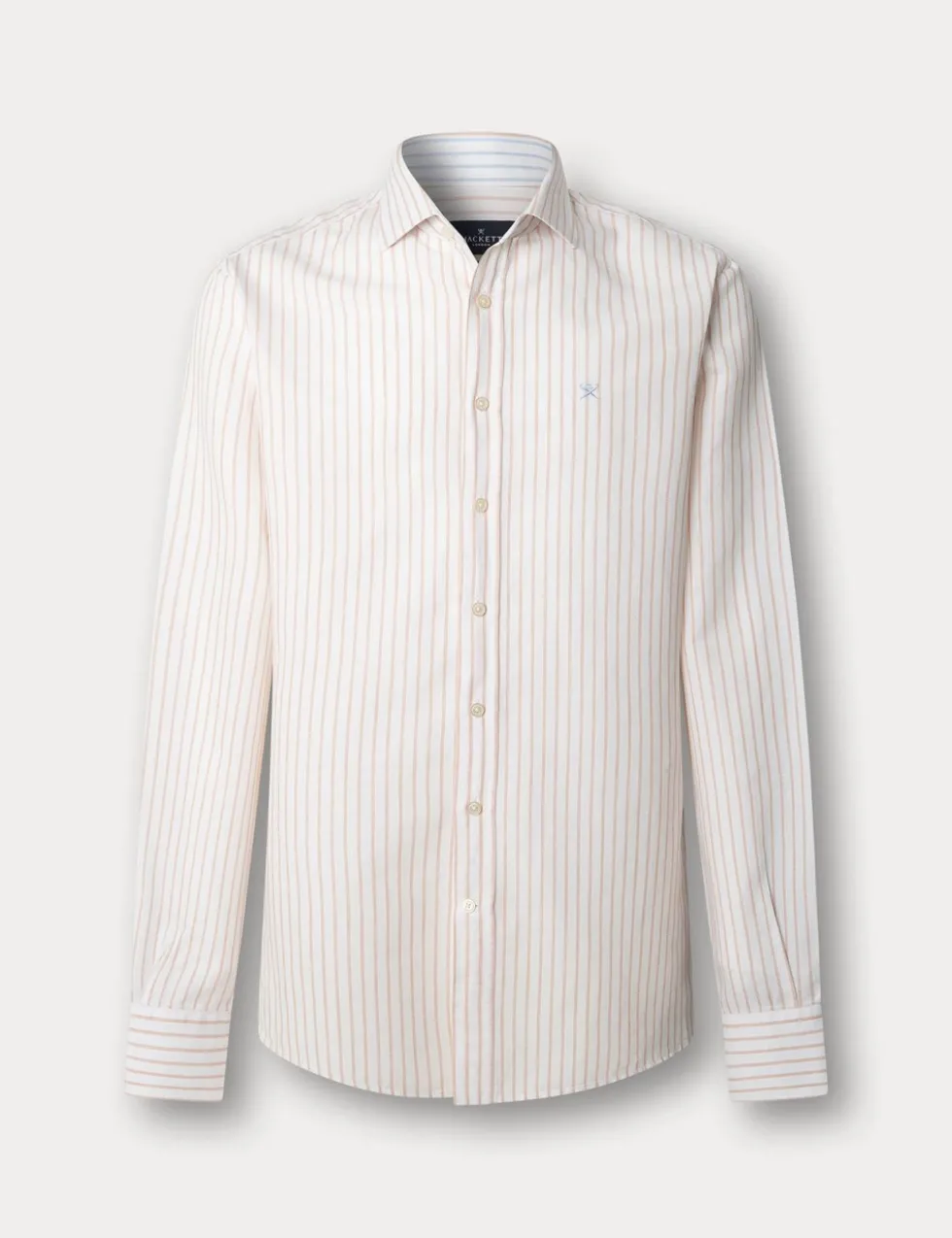 Tailored Fit Cotton Rich Striped Shirt