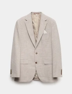 Tailored Fit Grid Check Jacket