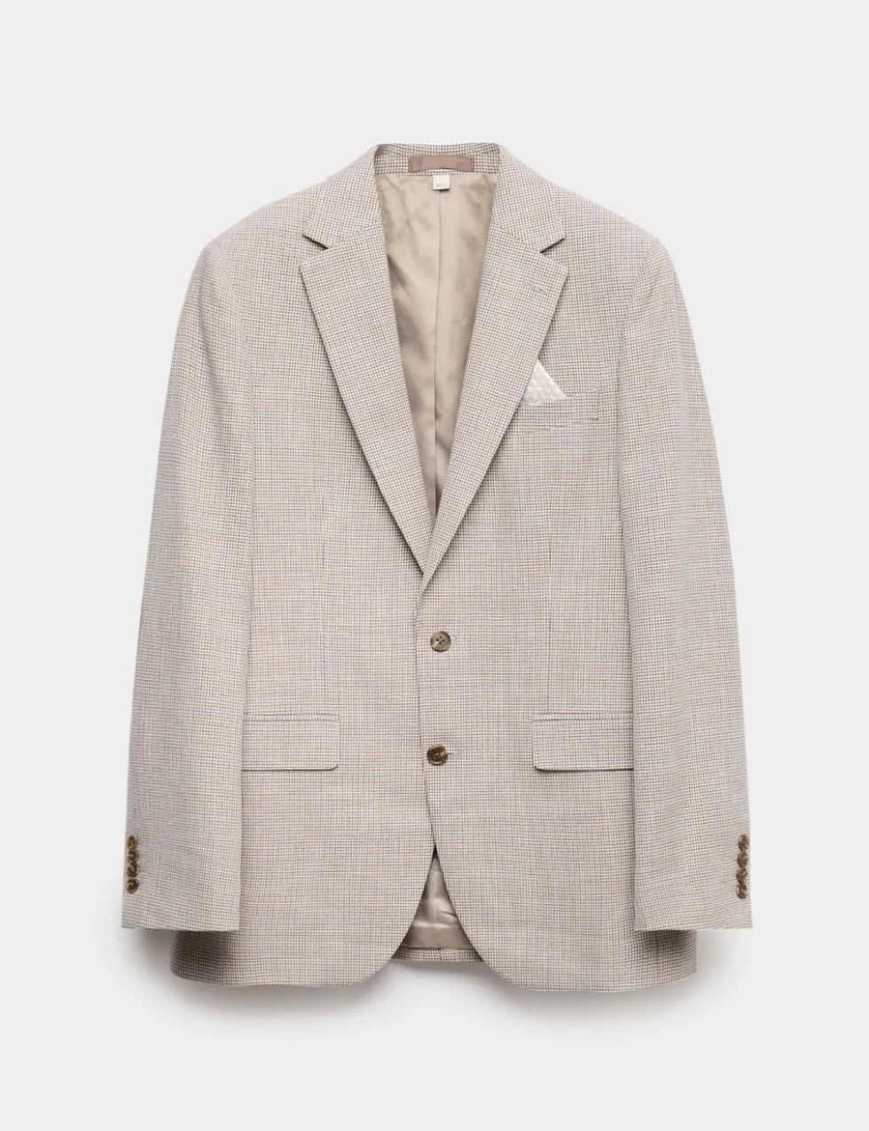 Tailored Fit Grid Check Jacket