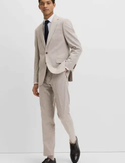 Tailored Fit Grid Check Jacket