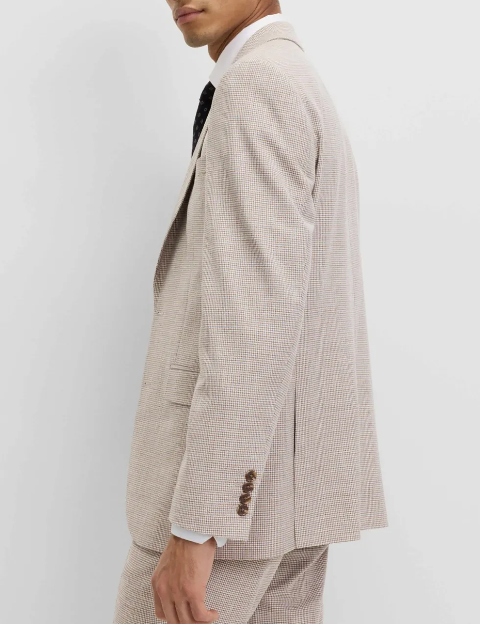Tailored Fit Grid Check Jacket
