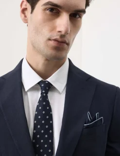 Tailored Fit Italian Performance Linen Blend Suit Jacket