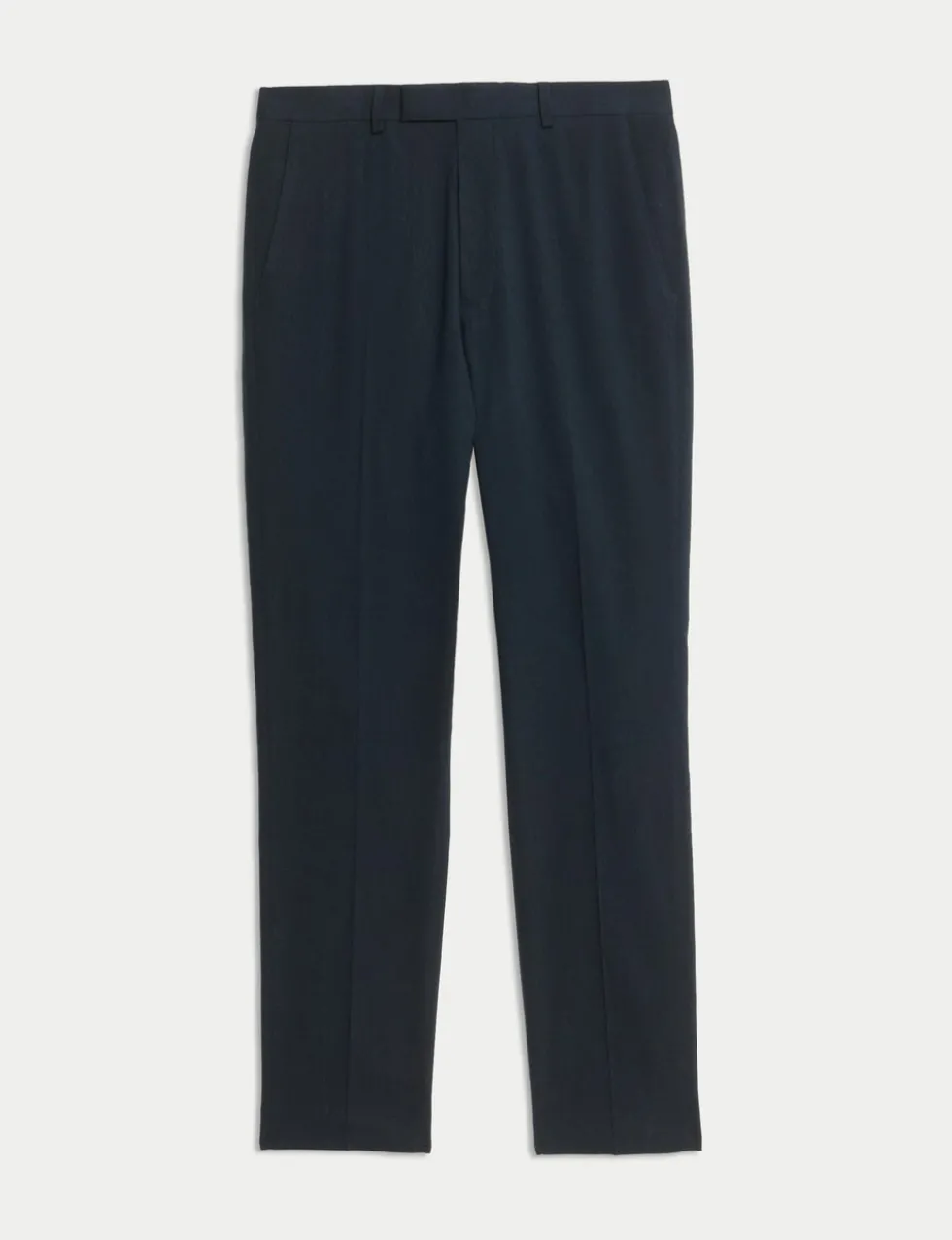 Tailored Fit Italian Performance Linen Blend Suit Trousers