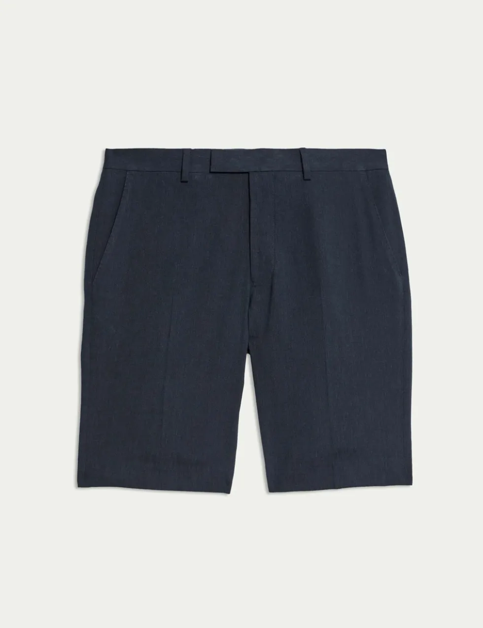 Tailored Fit Italian Performance Linen Blend Suit Shorts