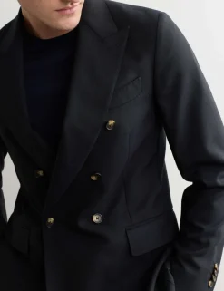 Tailored Fit Italian Pure Wool Blazer