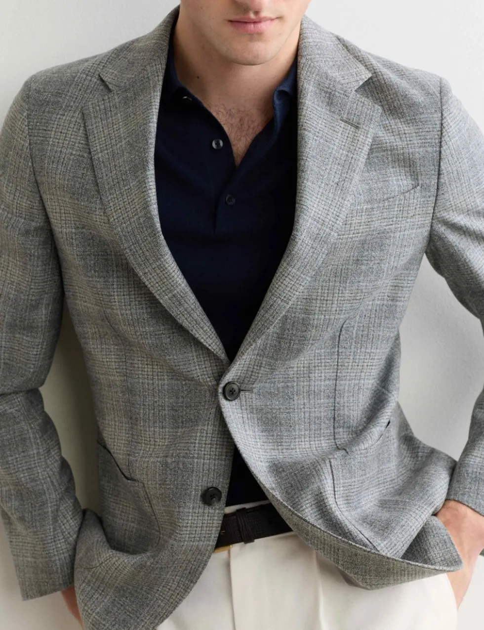 Tailored Fit Italian Pure Wool Blazer