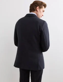 Tailored Fit Italian Silk & Linen Suit Jacket