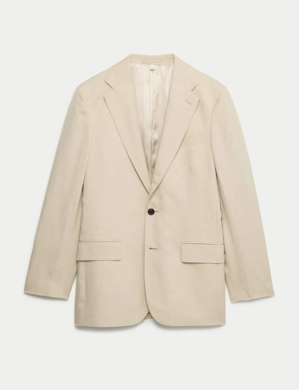 Tailored Fit Italian Silk & Linen Suit Jacket
