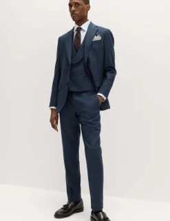 Tailored Fit Italian Wool Rich Tweed Suit Jacket