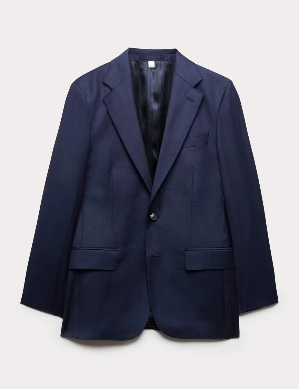 Tailored Fit Italian Wool Sharkskin Jacket