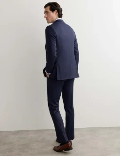 Tailored Fit Italian Wool Sharkskin Jacket