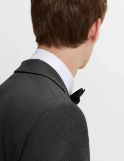 Tailored Fit Jacquard Tuxedo Jacket