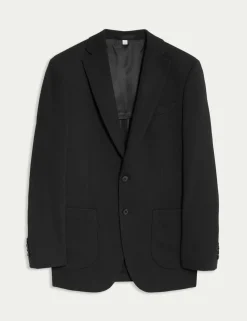 Tailored Fit Jersey Textured Blazer