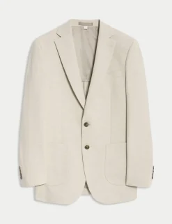 Tailored Fit Jersey Textured Blazer