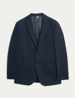 Tailored Fit Jersey Textured Blazer