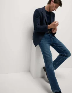 Tailored Fit Jersey Textured Blazer