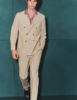 Tailored Fit Merino Wool Rich Suit Jacket