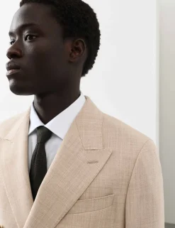 Tailored Fit Merino Wool Rich Suit Jacket